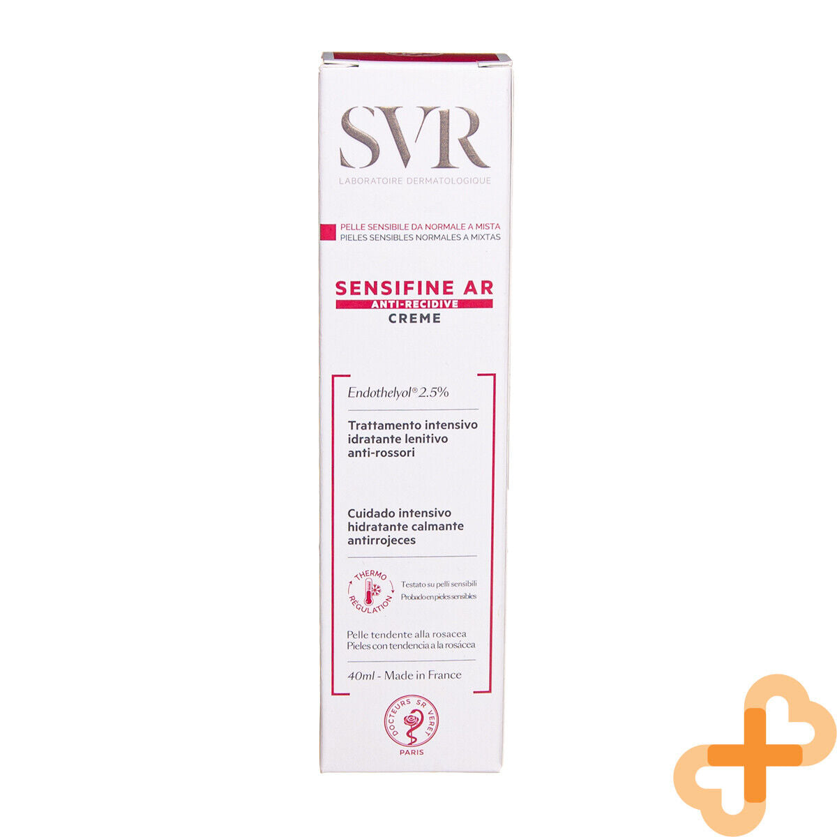 SVR Sensifine Anti-Redness + Rosacea Moisturizing Soothing Cream Dry SVR Laboratoires uk supplements