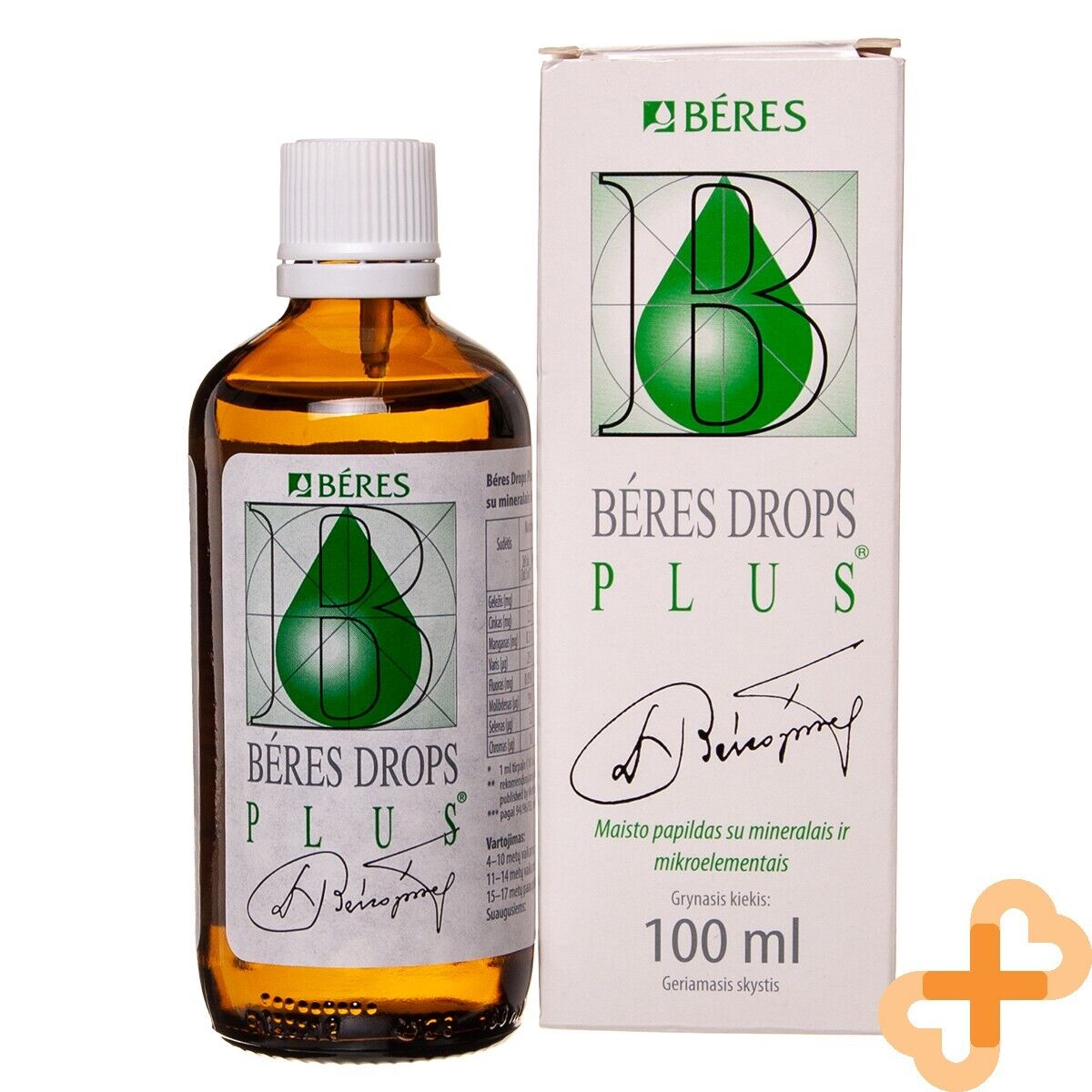 BERES Drops PLUS Oral Drops 100ml Immune System Support Blood Format BERES uk supplements
