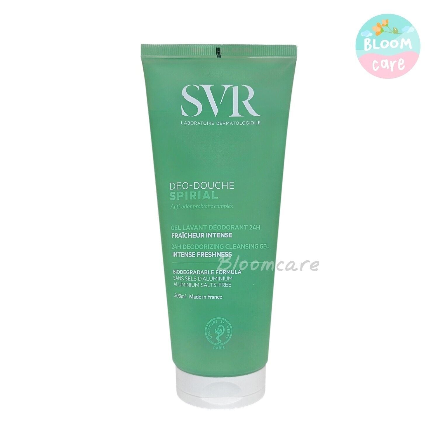 SVR Spirial Deo-Douche Deodorizing Cleansing Gel 200ml SVR uk supplements
