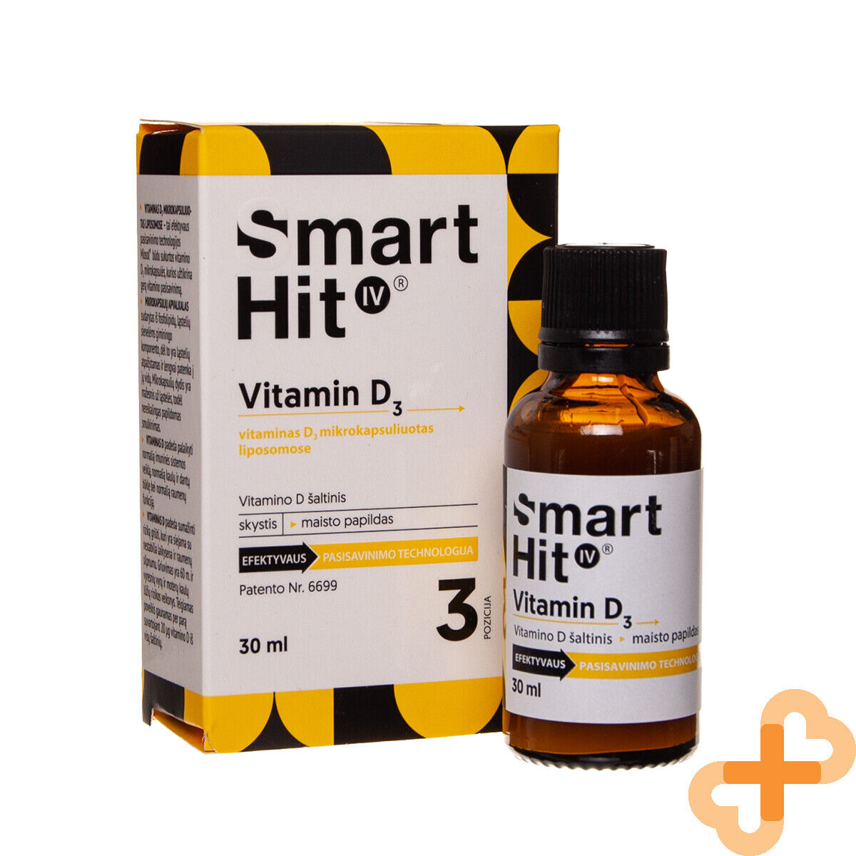 SMARTHIT IV Vitamin D3 30ml Immune System Muscle Health Teeth Bones SMARTHIT uk supplements