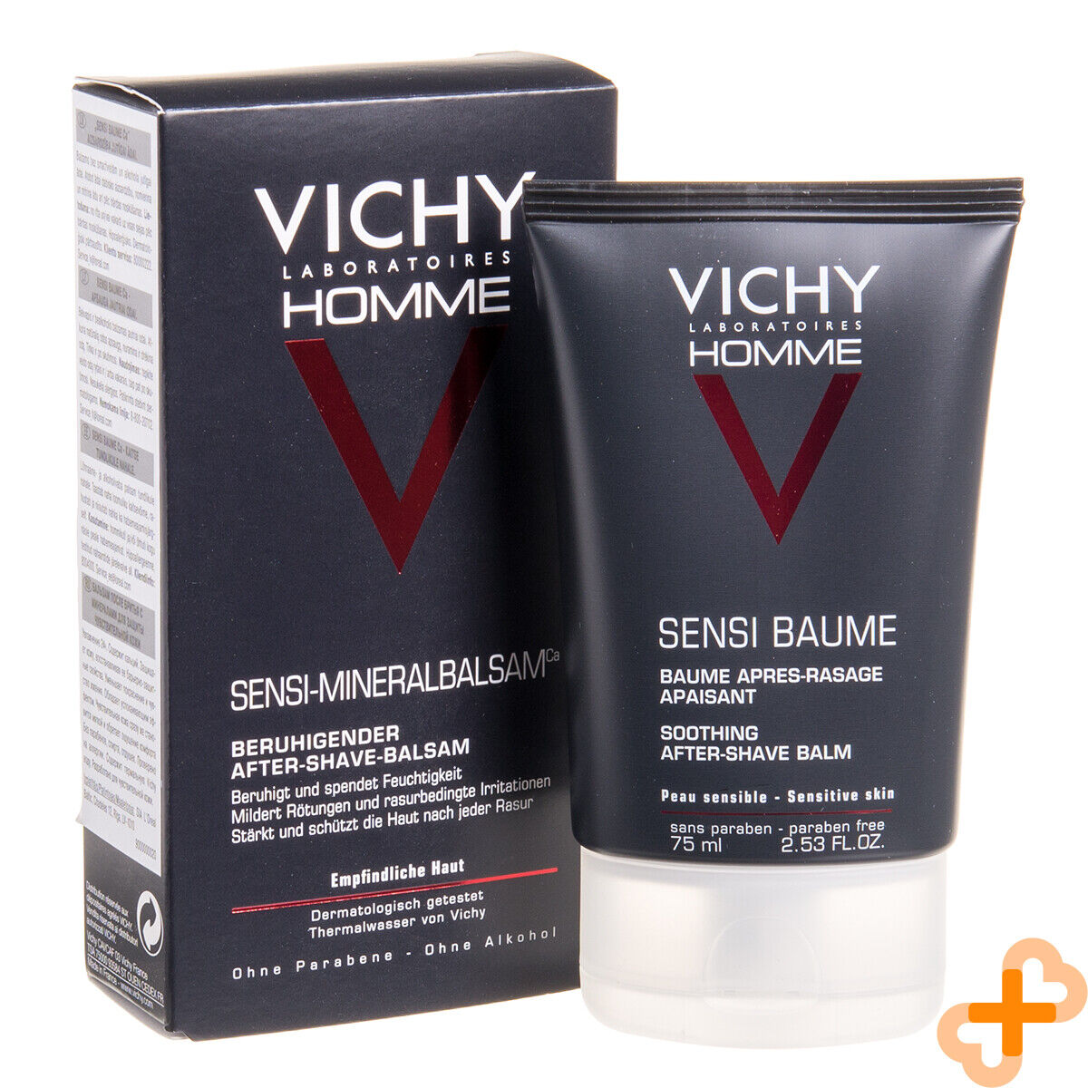 Vichy Uomo Sensi Baume Soothing After Shave Balm 75ml Sensitive Skin Vichy uk supplements