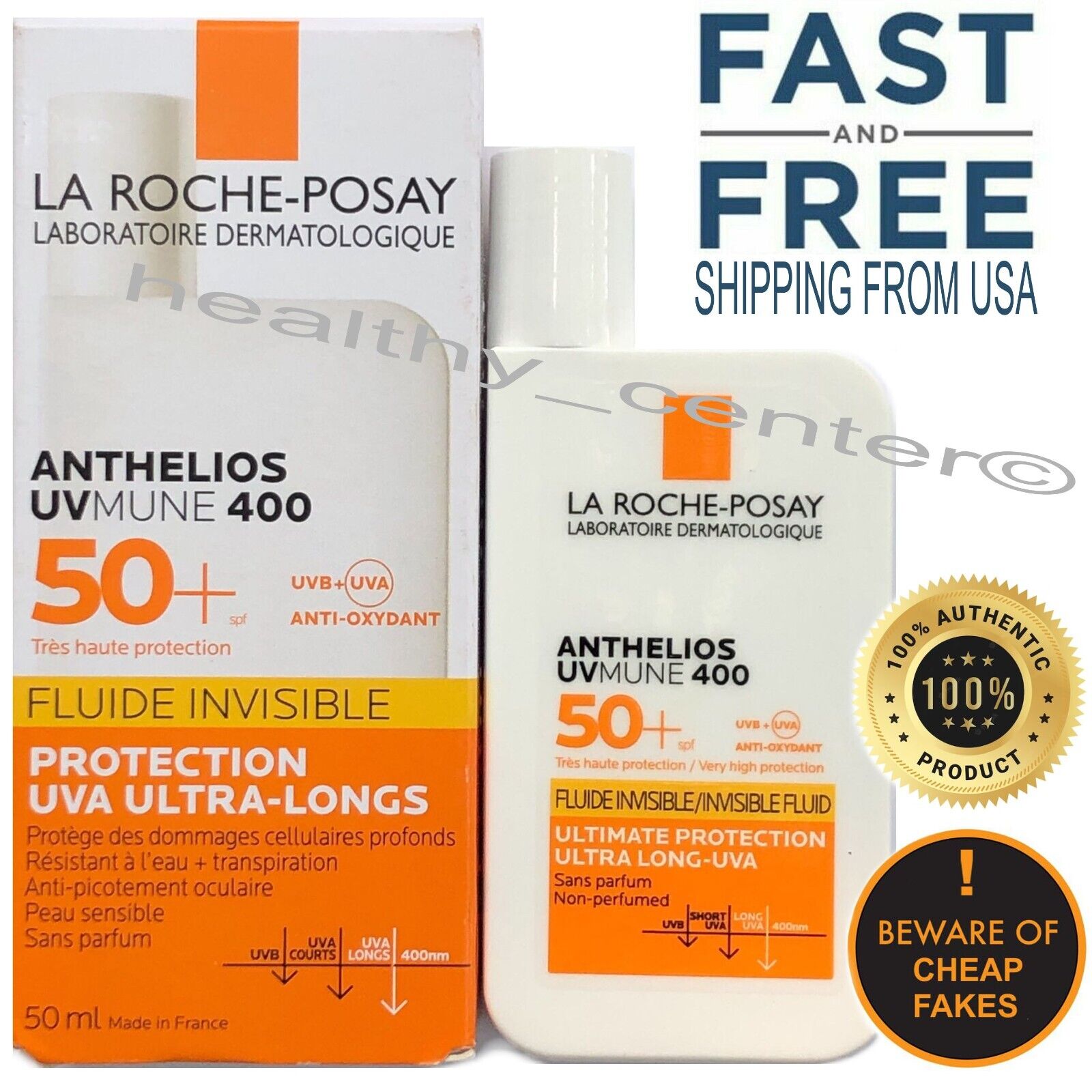 La Roche-Posay ANTHELIOS UVmune 400 Invisible Non-Perfumed Fluid La Roche-Posay uk supplements