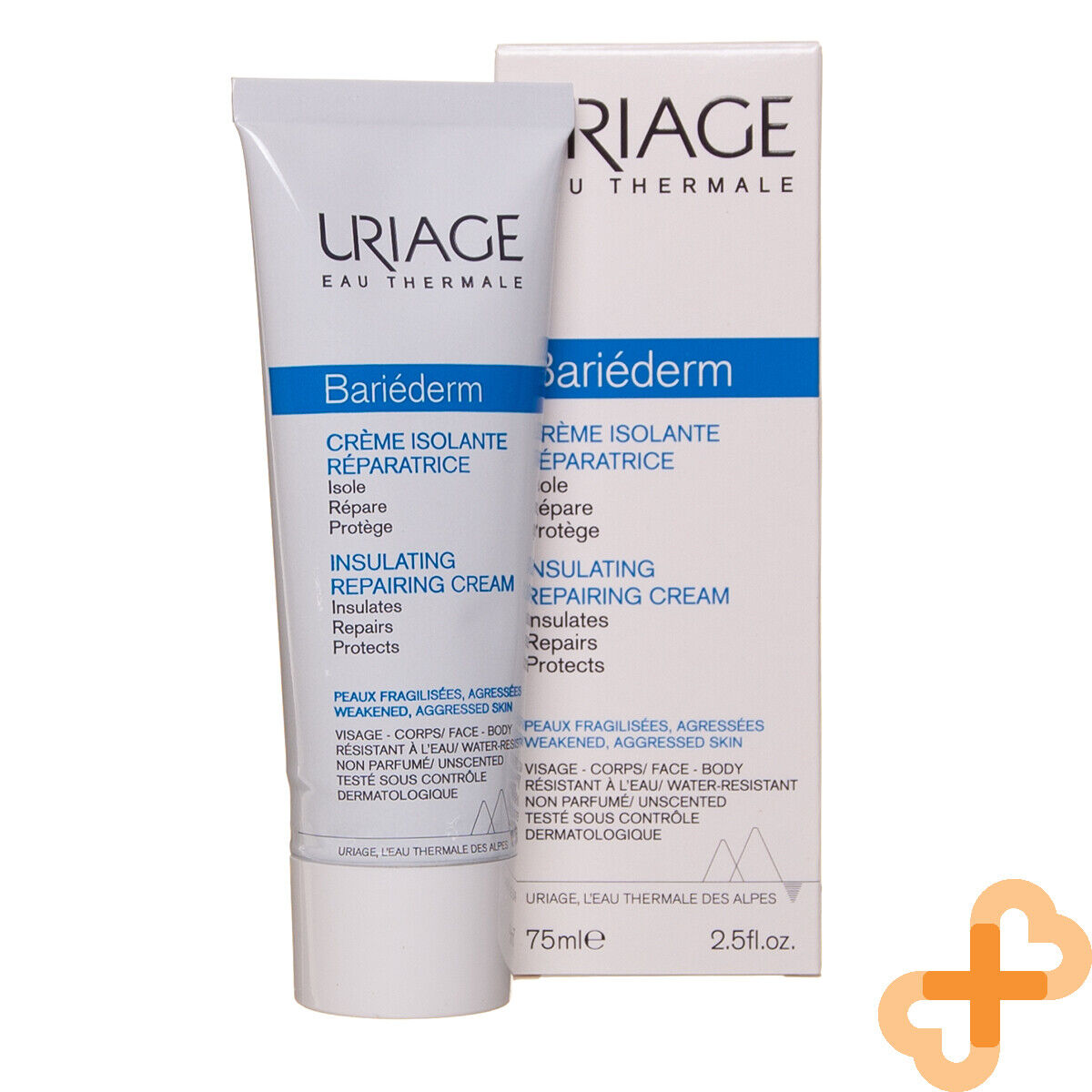 Uriage Bariederm Insulating Repairing Cream 75ml Face Body Protects Uriage uk supplements