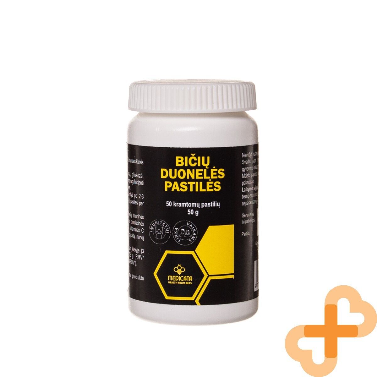 MEDICATA Bee Bread 50 Chewable Pastilles Immunity System Supplement Adult Child MEDICATA uk supplements