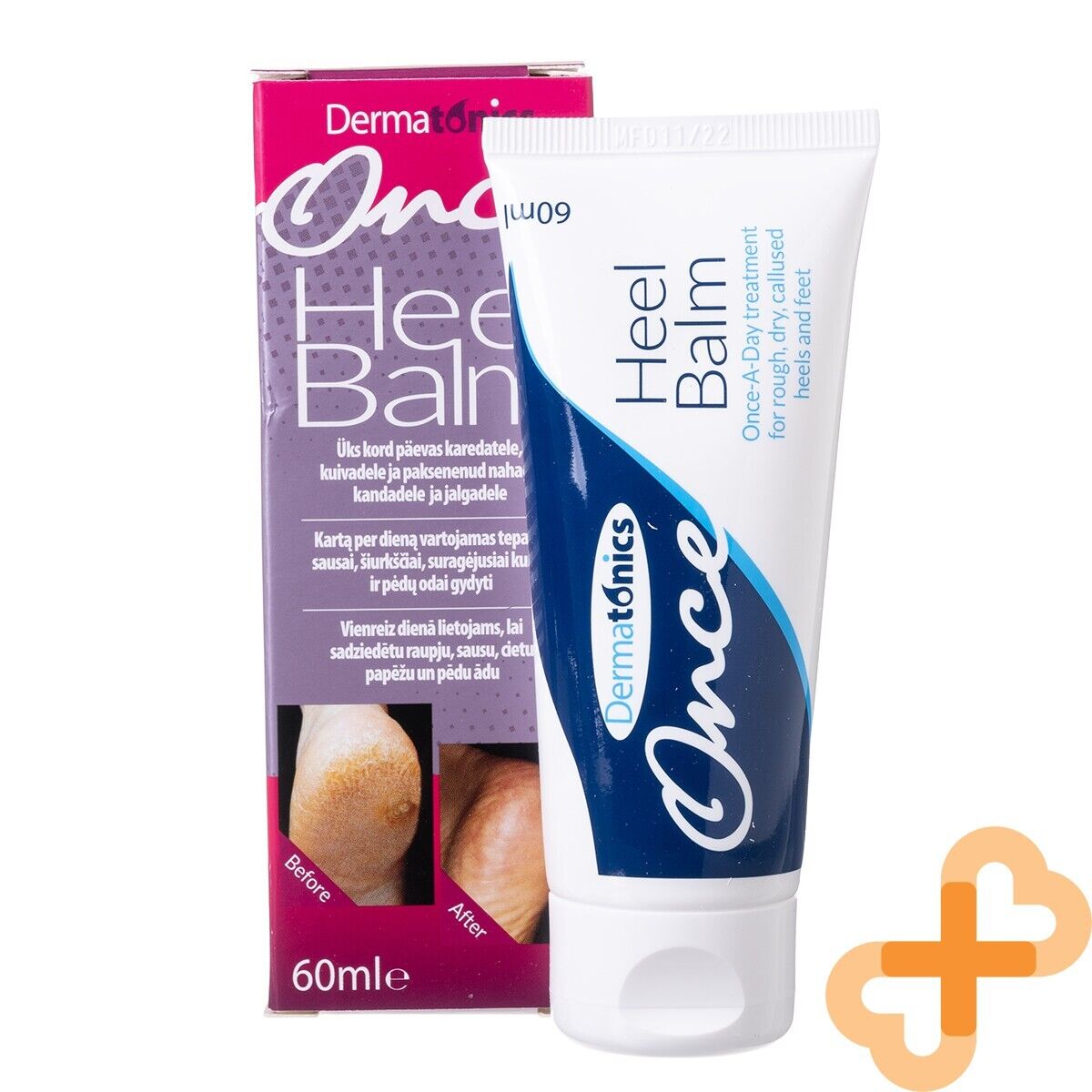 DERMATONICS Once Heel Balm 60ml Once a Day Treatment For Rough Dry Heel Skin Heel uk supplements