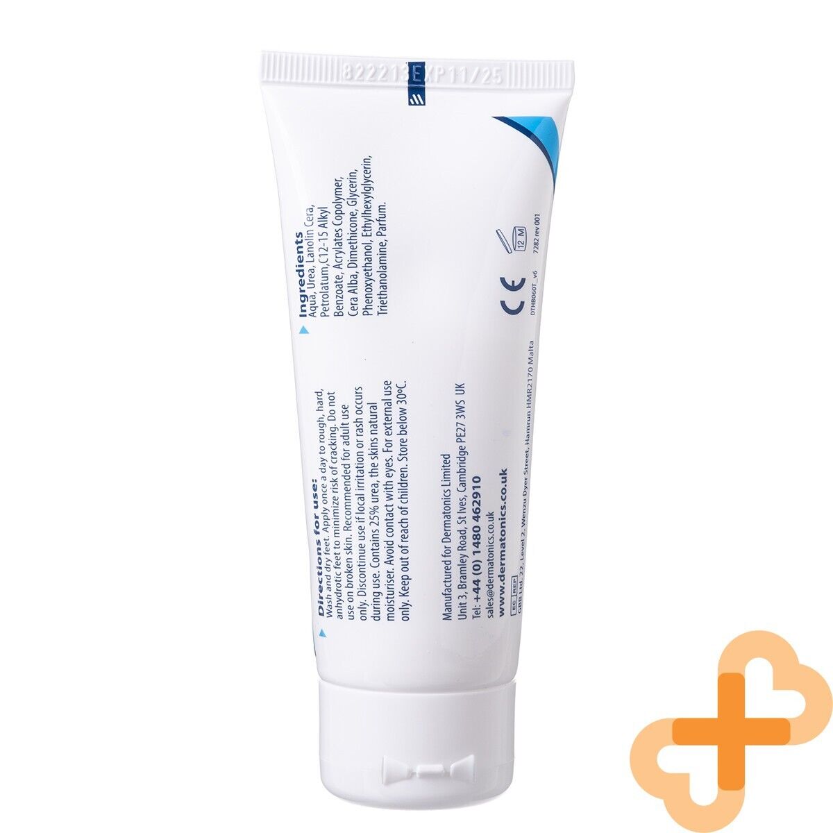 DERMATONICS Once Heel Balm 60ml Once a Day Treatment For Rough Dry Heel Skin Heel uk supplements