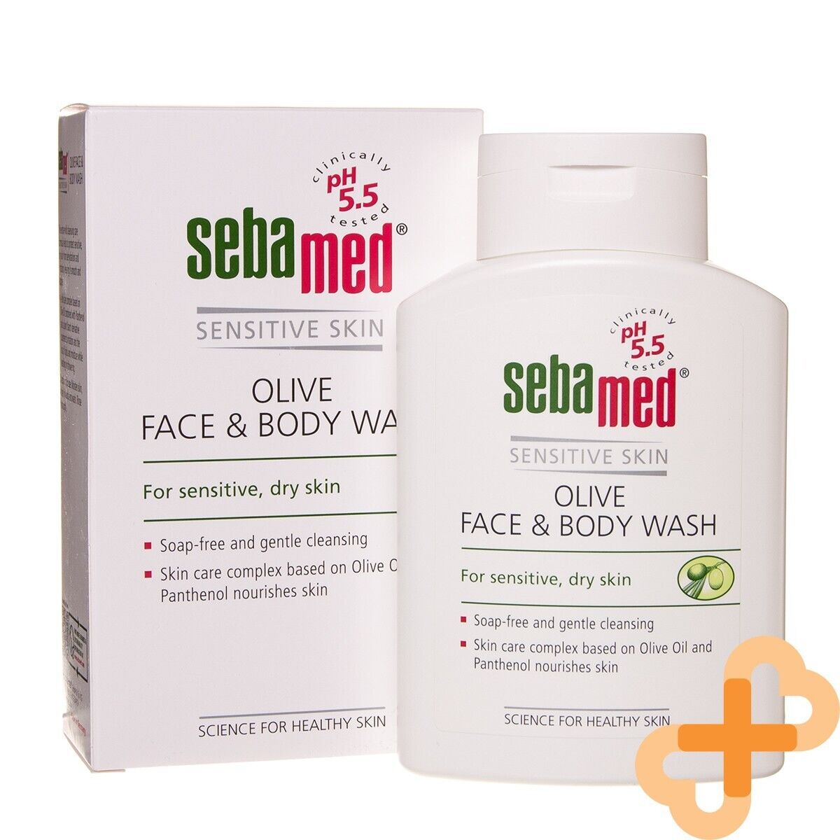 SEBAMED SENSITIVE Skin Face and Body Wash with Olive Oil for Dry Skin SebaMed uk supplements