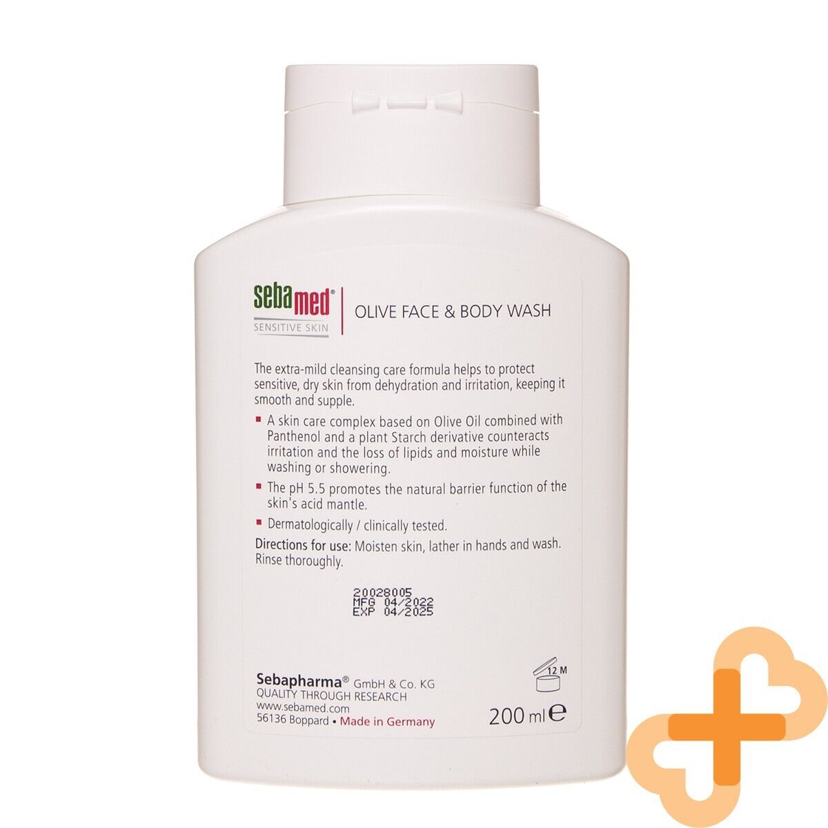 SEBAMED SENSITIVE Skin Face and Body Wash with Olive Oil for Dry Skin SebaMed uk supplements