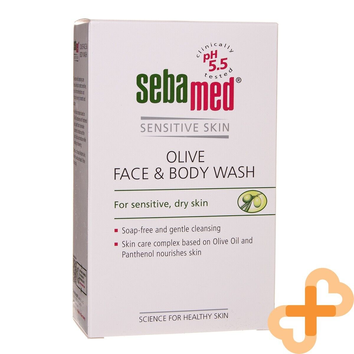 SEBAMED SENSITIVE Skin Face and Body Wash with Olive Oil for Dry Skin SebaMed uk supplements