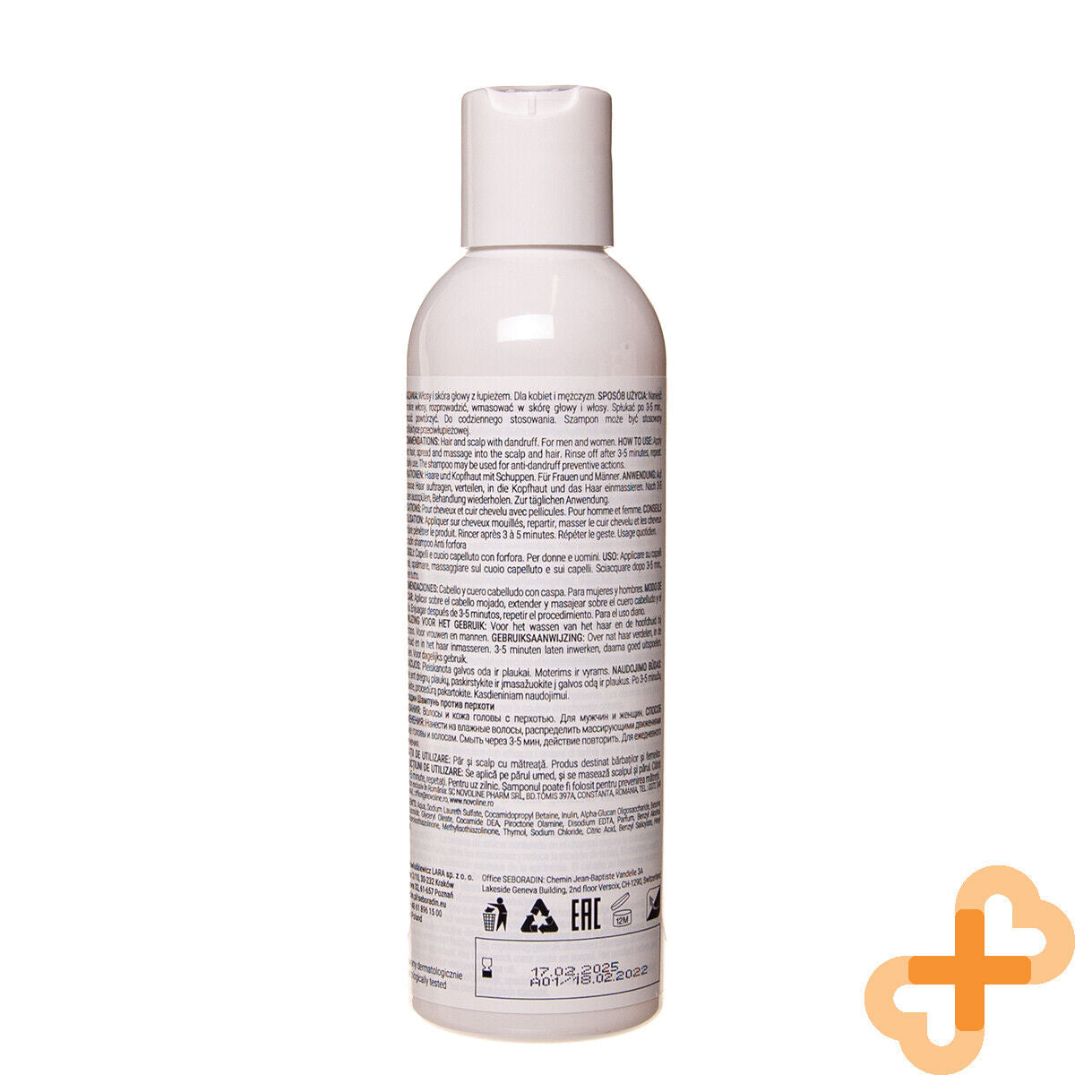 SEBORADIN Anti-Dandruff Shampoo Hair and Scalp Effective Prevention SEBORADIN uk supplements