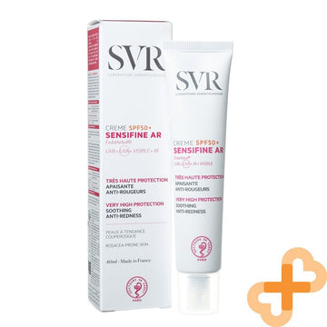 SVR Sensifine Ar SPF 50+ Facial Cream for Sensitive Skin 40ml Anti-Redne SVR uk supplements