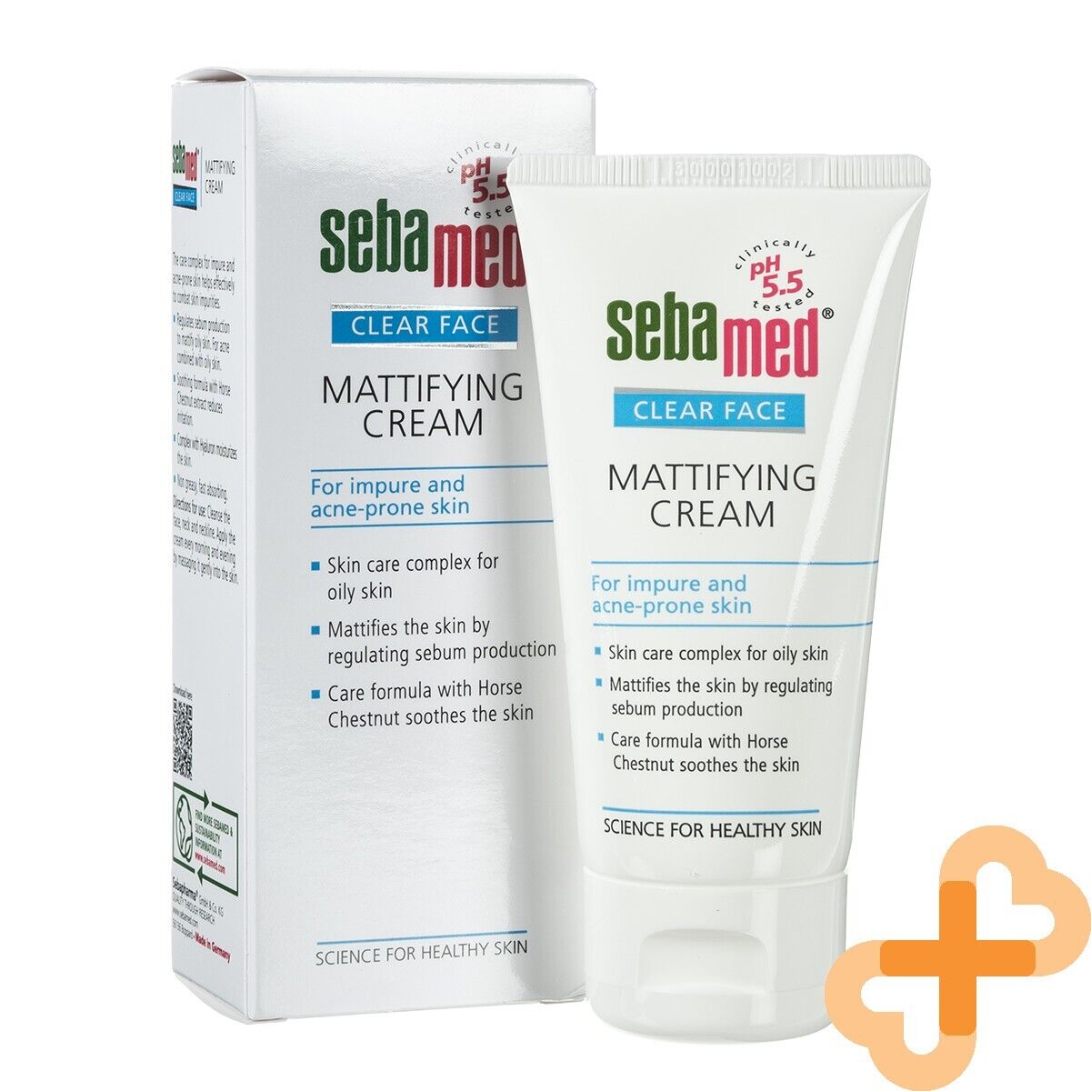 SEBAMED Clear Face Mattifying Cream for Oily and Acne-Prone Skin 50ml SebaMed uk supplements