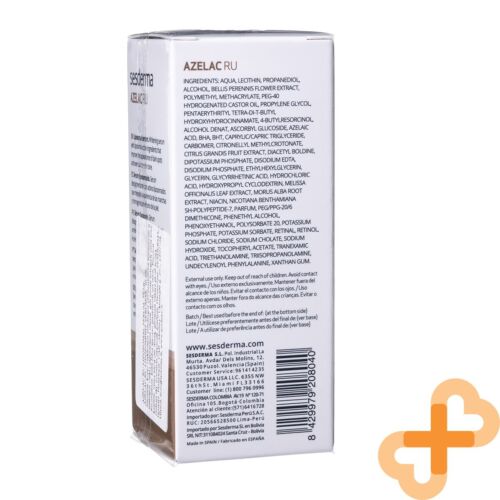 SESDERMA Azelac Ru Liposomal Serum for Pigmented Skin 30ml Depigme Sesderma uk supplements