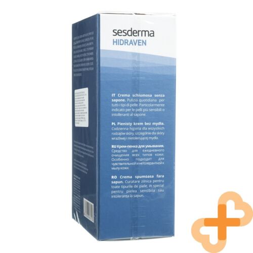 SESDERMA HIDRAVEN Foamy Soap Free Cream 300ml All Skin Types Plant Sesderma uk supplements