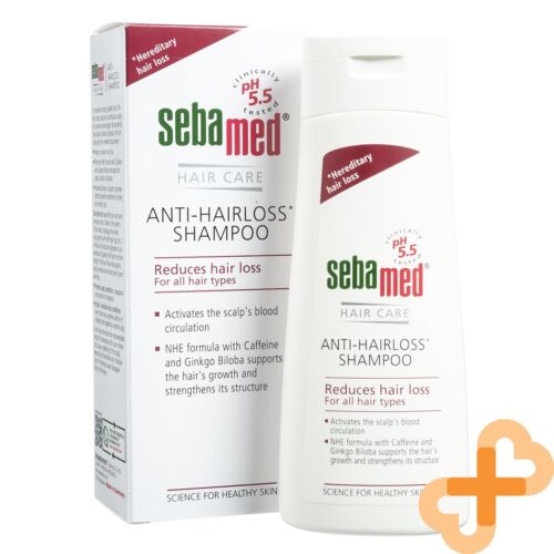 SEBAMED Anti - Hairloss Shampoo 200ml For All Hair Types Ginkgo Biloba SebaMed uk supplements
