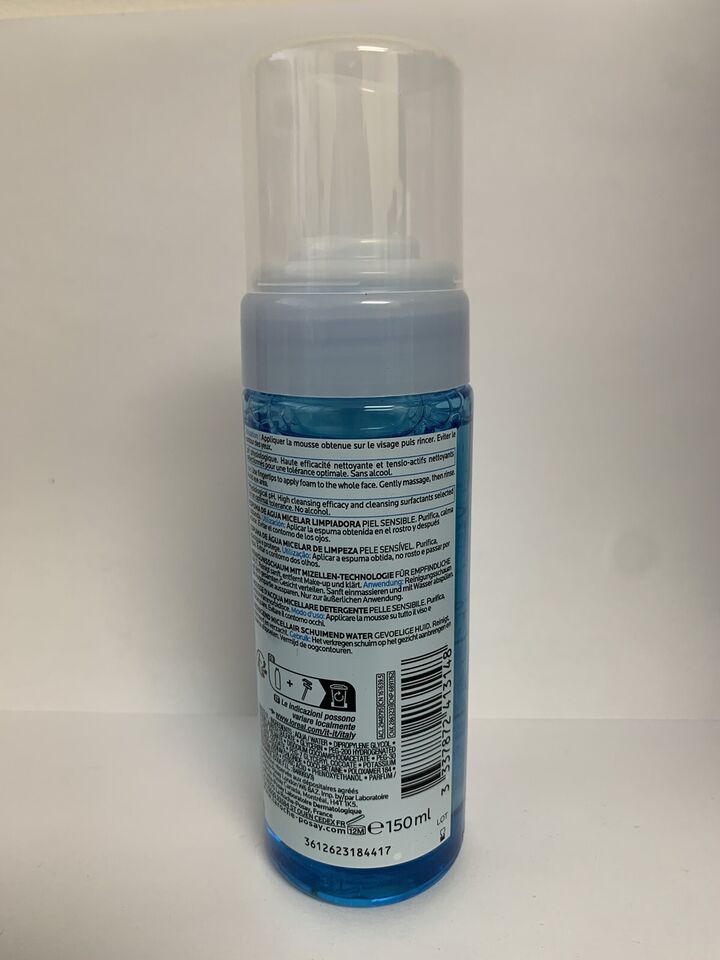 La Roche Posay Cleansing Micellar Foaming Water 150ml Sensitive Skin La Roche-Posay uk supplements