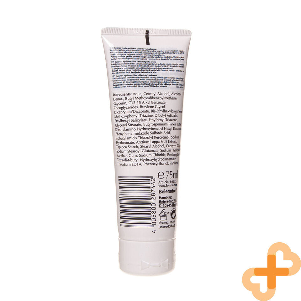 EUCERIN HYALURON FILLER ELASTICITY Hand Cream SPF30 Anti Age Eucerin uk supplements