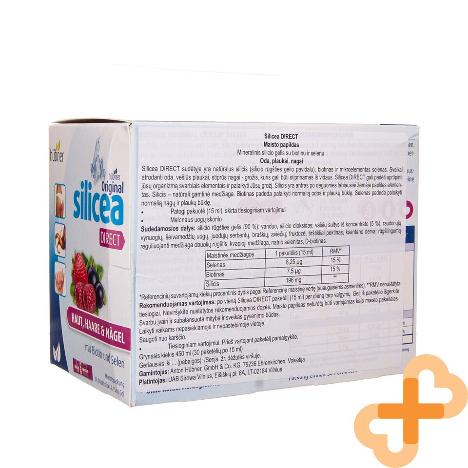 SILICEA DIRECT 15 ml Oral Gel 30 pcs. Drink Liquid Skin Hair Nail Supplem SILICEA uk supplements